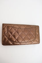Load image into Gallery viewer, Chanel patent brown vintage wallet
