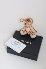 Load image into Gallery viewer, Prada white bear keychain
