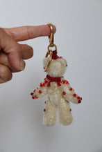 Load image into Gallery viewer, Prada white bear keychain
