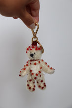 Load image into Gallery viewer, Prada white bear keychain
