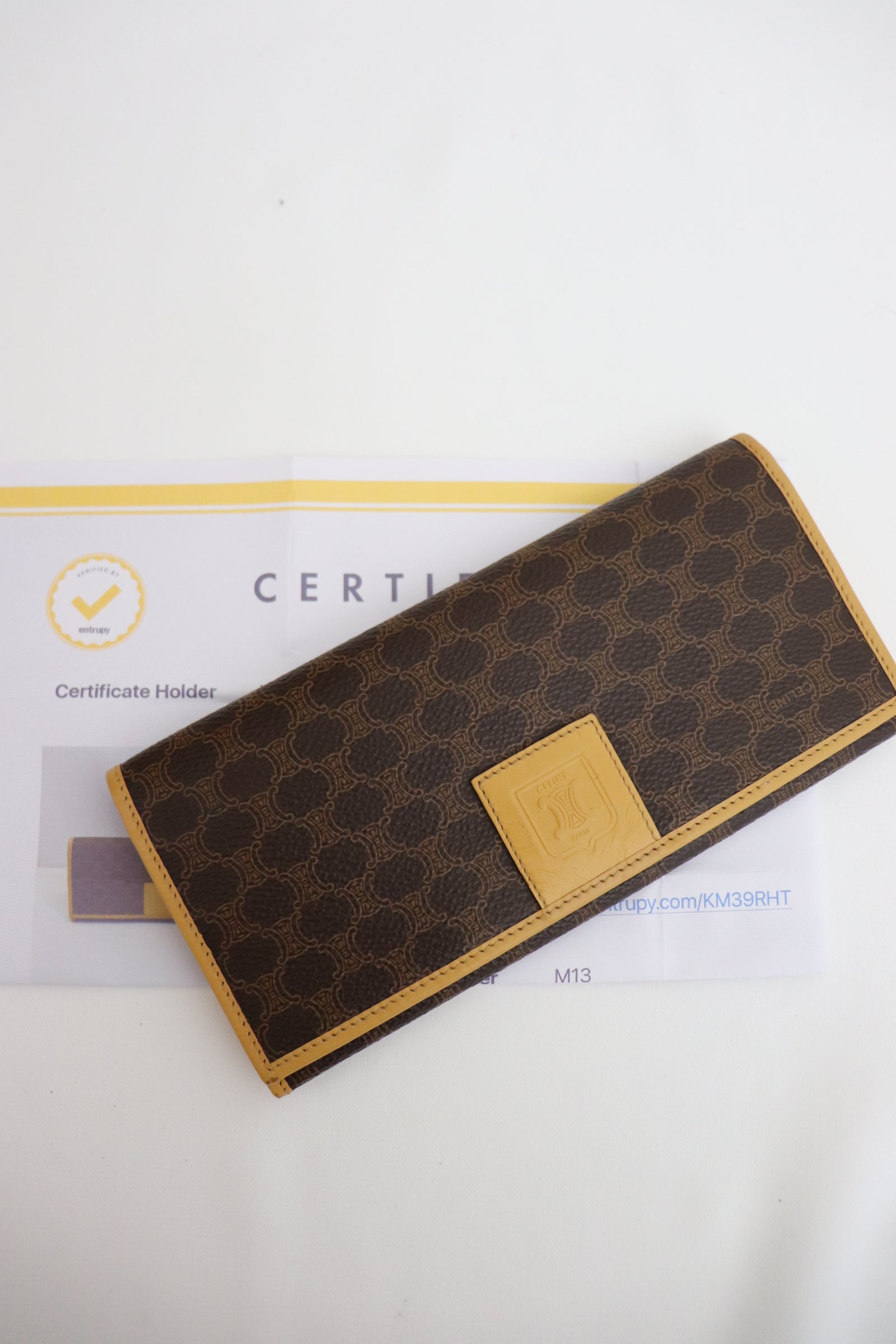 Celine macadam vintage long wallet – The Vintage Landing
