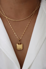 Load image into Gallery viewer, Louis Vuitton LV golden square pendant
