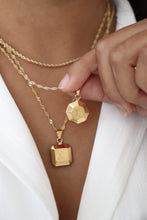 Load image into Gallery viewer, Louis Vuitton octagon golden pendant
