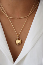 Load image into Gallery viewer, Louis Vuitton octagon golden pendant
