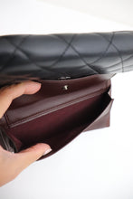 Load image into Gallery viewer, CHANEL Lambskin Quilted Flap Wallet Black
