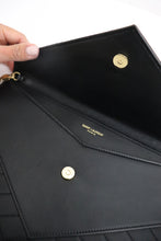 Load image into Gallery viewer, BRAND NEW - YSL Gaby quilted leather envelope pouch on chain (retails $1100)
