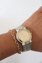Load image into Gallery viewer, Gucci 1990s Date Round Dial Two Tone Watch
