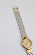 Load image into Gallery viewer, Dior 1990s Golden Dial Round Two Tone Watch
