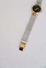 Load image into Gallery viewer, Dior 1990s Black Dial Round Two Tone Watch

