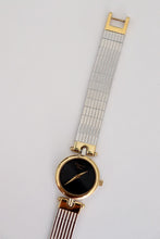 Load image into Gallery viewer, Dior 1990s Black Dial Round Two Tone Watch
