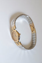Load image into Gallery viewer, Dior 1990s Golden Dial Round Two Tone Watch
