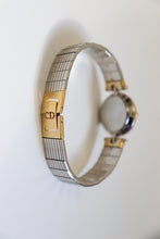 Load image into Gallery viewer, Dior 1990s Golden Dial Round Two Tone Watch
