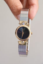 Load image into Gallery viewer, Dior 1990s Black Dial Round Two Tone Watch

