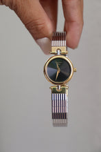 Load image into Gallery viewer, Dior 1990s Black Dial Round Two Tone Watch
