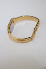 Load image into Gallery viewer, Vintage Givenchy 1990s Blue Dial Gold Plated Bangle Watch
