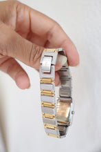 Load image into Gallery viewer, Vintage Yves Saint Laurent 1990s Square Dial Two Tone Watch
