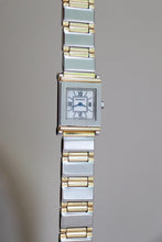 Load image into Gallery viewer, Vintage Yves Saint Laurent 1990s Square Dial Two Tone Watch
