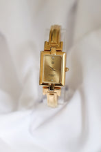 Load image into Gallery viewer, Vintage Givenchy 1990s Gold Dial Gold Plated Bangle Watch
