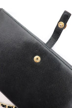 Load image into Gallery viewer, Chanel grained calfskin wallet with golden button
