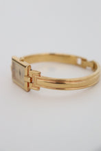 Load image into Gallery viewer, Vintage Givenchy 1990s Gold Dial Gold Plated Bangle Watch
