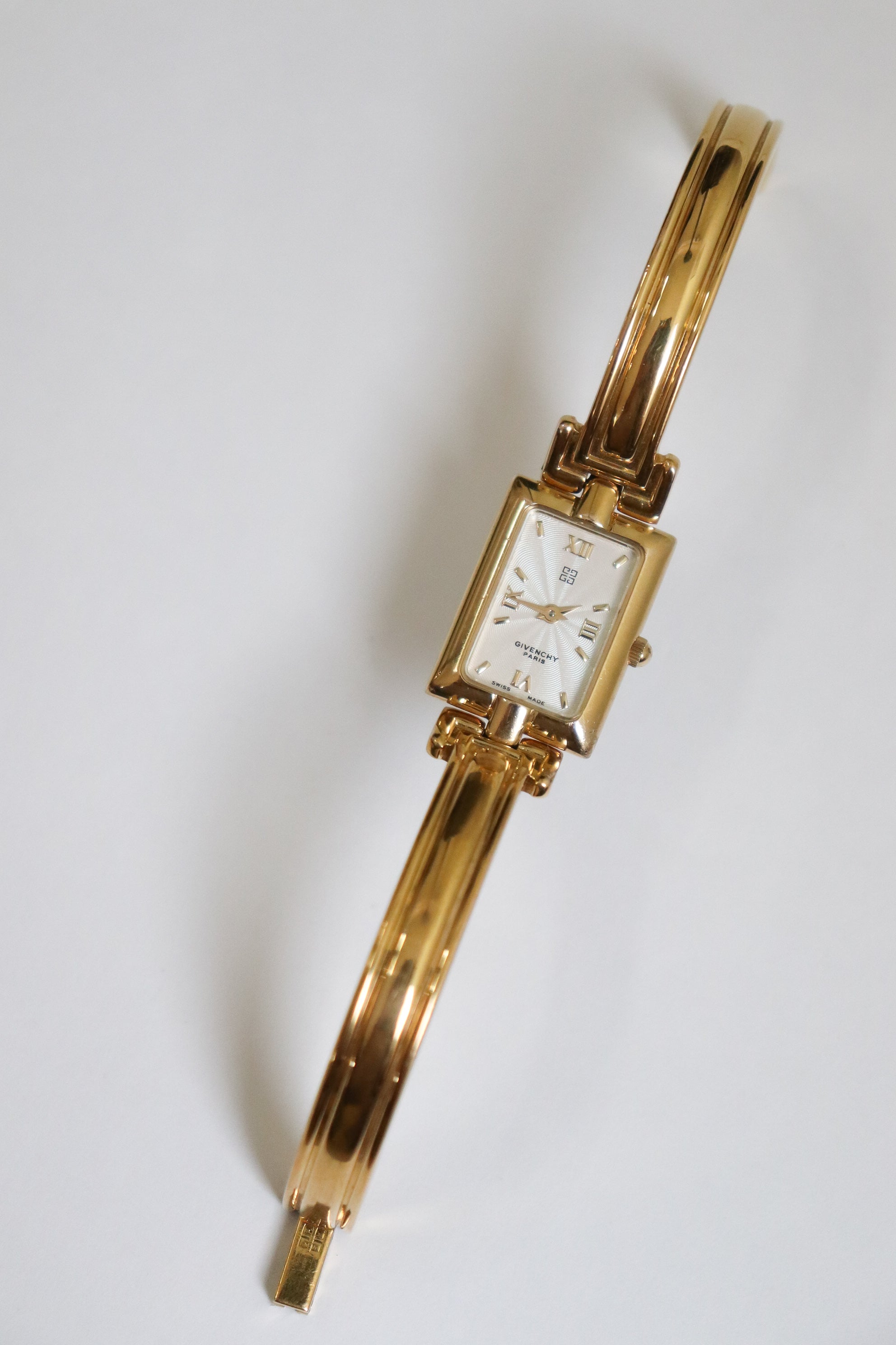 Vintage Givenchy Millesime Gold Bangle Watch | Shop Canela Vintage 