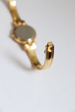 Load image into Gallery viewer, Vintage Givenchy 1990s Blue Dial Gold Plated Bangle Watch
