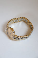 Load image into Gallery viewer, Vintage Christian Dior CD 11P Diamonds Depose Octagon Gold and Silver Quartz Watch
