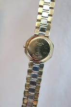 Load image into Gallery viewer, Vintage Christian Dior CD 11P Diamonds Depose Octagon Gold and Silver Quartz Watch
