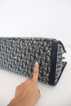 Load image into Gallery viewer, Dior navy trotter bag

