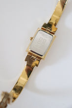 Load image into Gallery viewer, Vintage Givenchy 1990s Gold Dial Plated Bangle Watch
