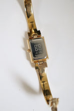 Load image into Gallery viewer, Vintage Givenchy 1990s Gold Dial Plated Bangle Watch
