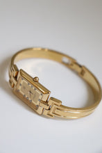 Load image into Gallery viewer, Vintage Givenchy 1990s Gold Dial Plated Bangle Watch
