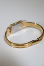 Load image into Gallery viewer, Vintage Givenchy 1990s Gold Dial Plated Bangle Watch
