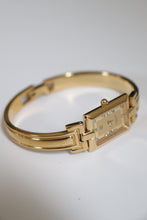 Load image into Gallery viewer, Vintage Givenchy 1990s Gold Dial Plated Bangle Watch
