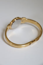 Load image into Gallery viewer, Vintage Givenchy 1990s Blue Dial Gold Plated Bangle Watch
