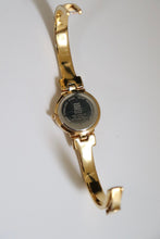 Load image into Gallery viewer, Vintage Givenchy 1990s Blue Dial Gold Plated Bangle Watch
