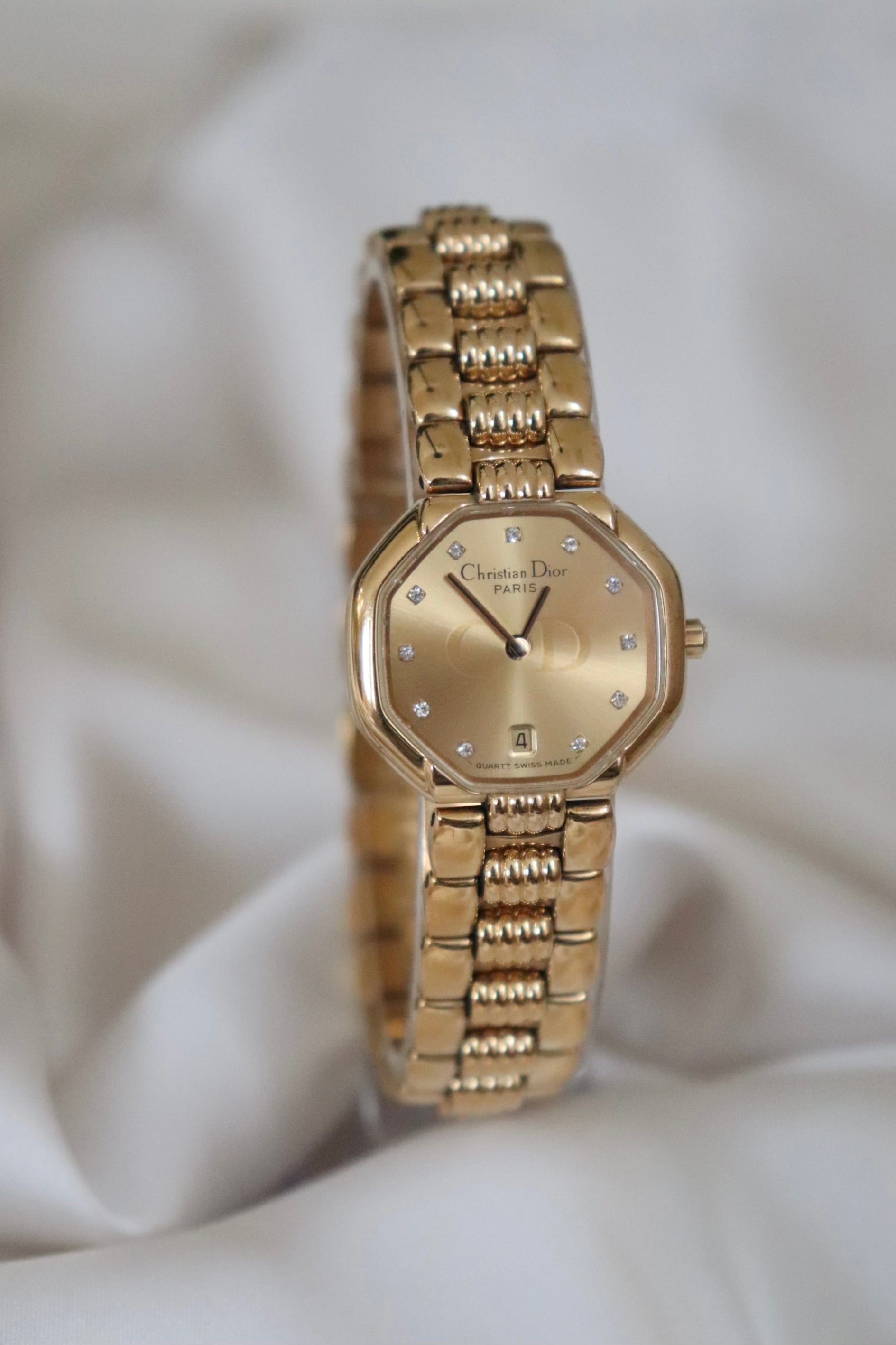 Christian Dior Octagon 時計 ダイヤ diamond Christian Dior クリスチャンディオール レディース腕時計 オクタゴン