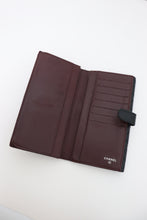 Load image into Gallery viewer, CHANEL Lambskin Quilted Long Flap Wallet Black

