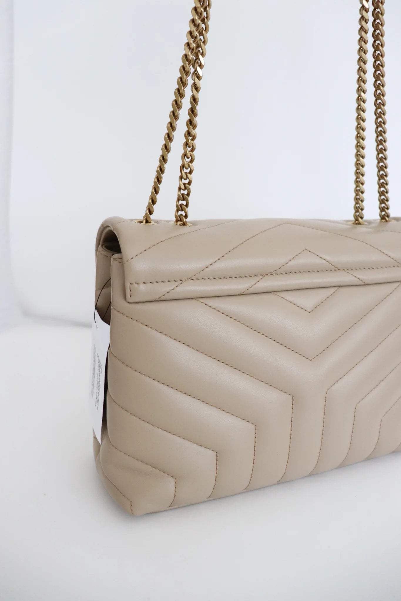 BRAND NEW YSL Loulou Bag in Quilted leather in beige (retails for 2650$)