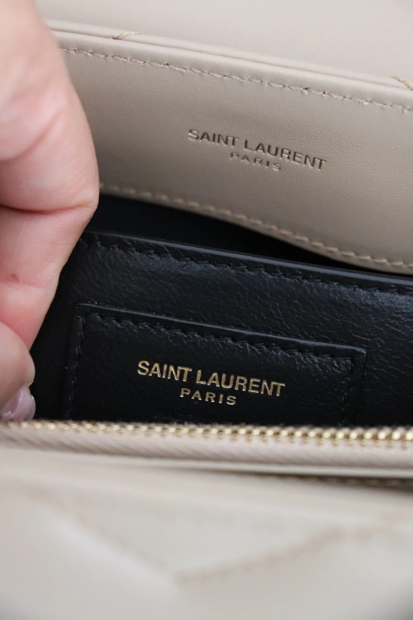 BRAND NEW YSL Loulou Bag in Quilted leather in beige (retails for 2650$)