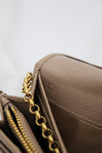Load image into Gallery viewer, Prada Saffiano metal bar continental flap wallet
