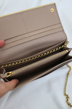 Load image into Gallery viewer, Prada Saffiano metal bar continental flap wallet
