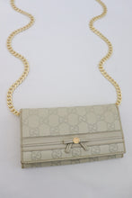 Load image into Gallery viewer, Gucci GG signature ribbon leather wallet
